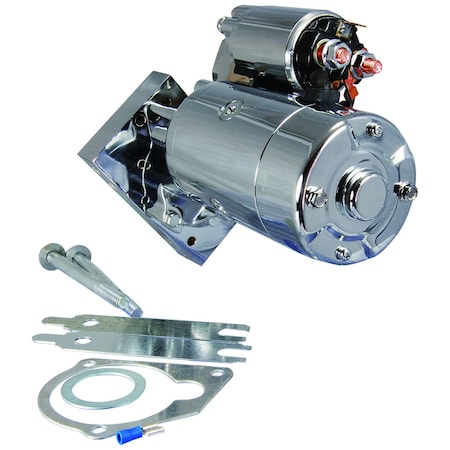 Wai Global Starter, STRHI OSGR CHROME, 268hp 20kW12 Volt, CW, 9Tooth Pinion 18493CN